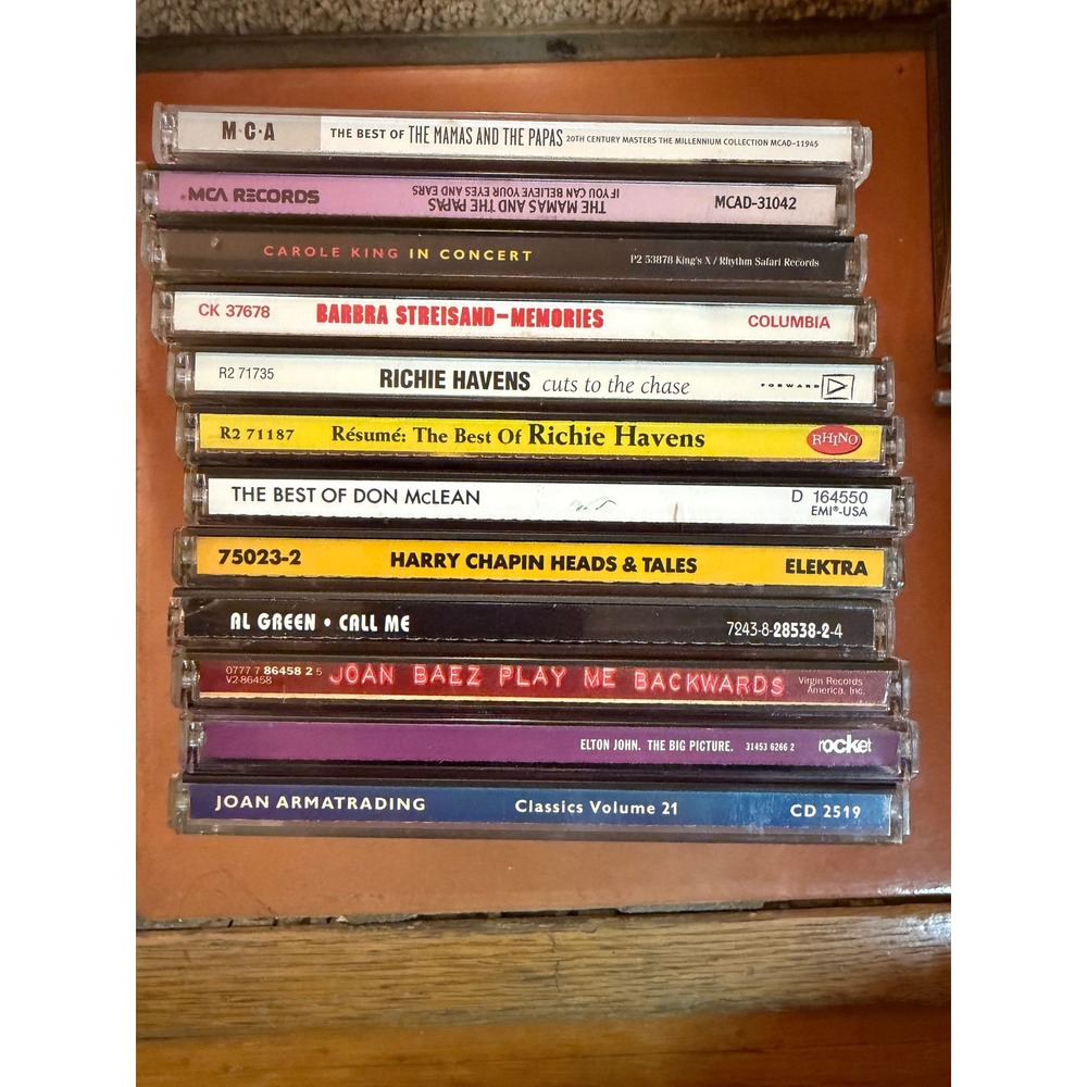 Mixed Artist CD Lot Barbra Streisand Carole King Al Green Elton John 12pc Set